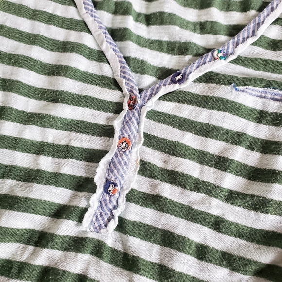 ANTHROPOLOGIE Feather Bone Double Play Henley M - Picture 5 of 9